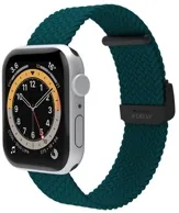 Bracelet tissu wbandstrap pour apple watch ou compatible 42/44/45mm vert — CELLY, vue 1