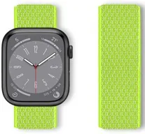 Bracelet velcro wbandstrap pour apple watch ou compatible 42/44/45mm fluo — CELLY, vue 1