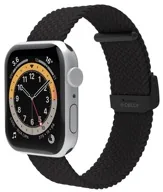 Bracelet velcro wbandstrap pour apple watch ou compatible 42/44/45mm noir — CELLY, vue 2