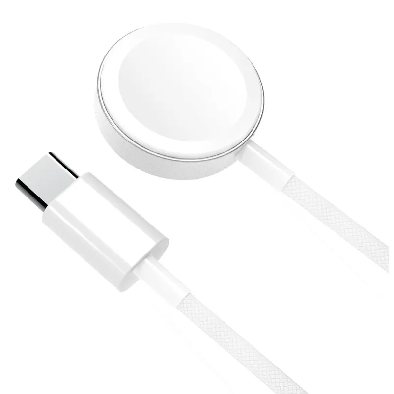 Chargeur pour apple watch USB c blanc — CELLY, vue 1