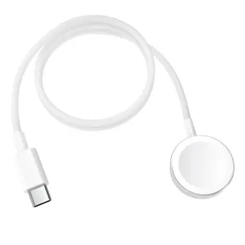 Chargeur pour apple watch USB c blanc — CELLY, vue 3