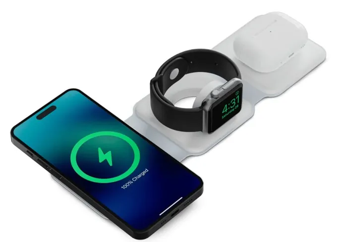 Chargeur rapide 3 en 1 pliable magsafe — KSIX, vue 1