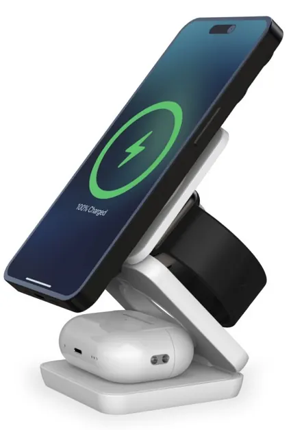 Chargeur rapide 3 en 1 pliable magsafe — KSIX, vue 1
