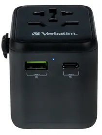 Alimentation universelle 2 USB internationale 49544 — VERBATIM, vue 5