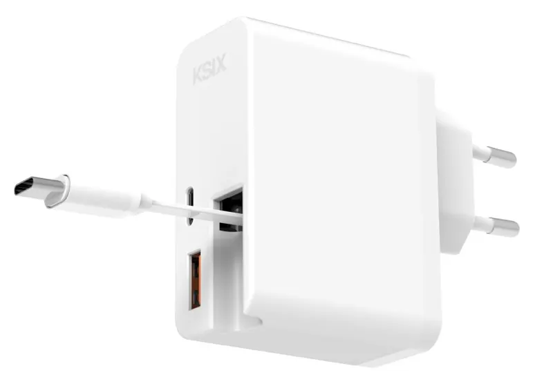 Cable USB 3 en 1 tressé 240w — KSIX, vue 1