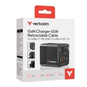 Alimentation 65w avec cable intégré — VERBATIM, vue 5