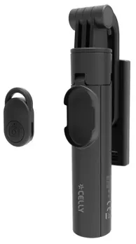 Trépied télécommande selfie stick noir — CELLY, vue 1