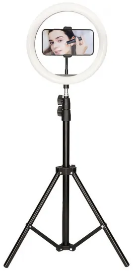 Studio photo max anneau LED avec trepied — KSIX, vue 1