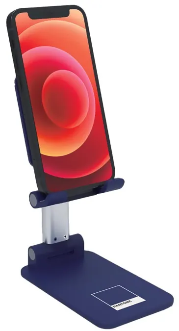 Support de bureau pour smartphone bleu — PANTONE, vue 1