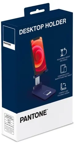 Support de bureau pour smartphone bleu — PANTONE, vue 2