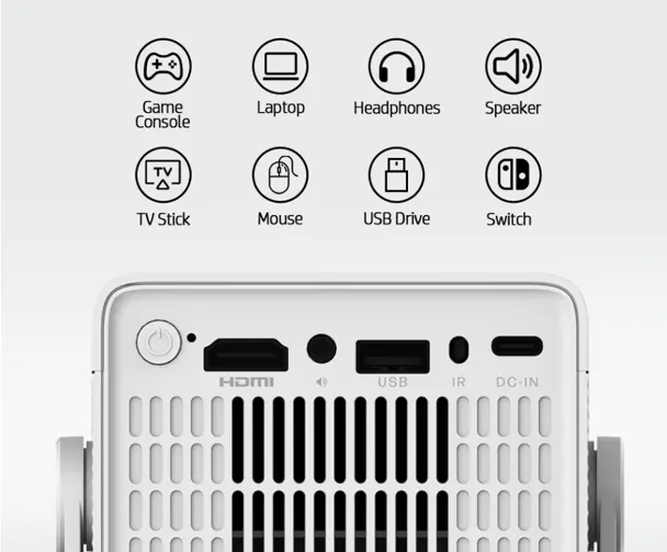 Video projecteur mc400 — HP, vue 2