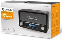 Radio DAB+/FM DAB-18 noire — DENVER, vue 3