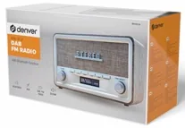 Radio DAB+/FM DAB-18 blanc — DENVER, vue 3