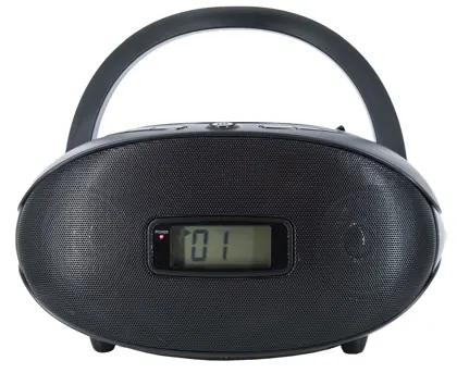 Boombox radio cd tc-29 noir — DENVER, vue 3
