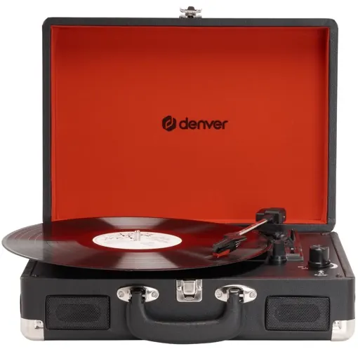 Platine vinyle valise vpl-120r rouge — DENVER, vue 1