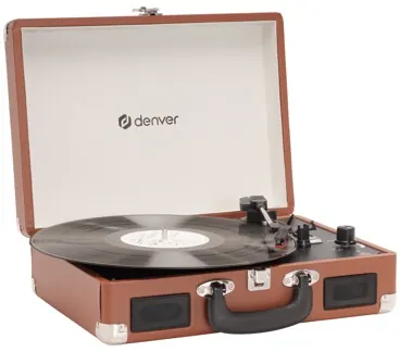 Platine vinyle valise vpl-120r marron — DENVER, vue 1