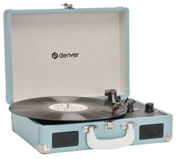 Platine vinyle valise vpl-120r bleue — DENVER, vue 1