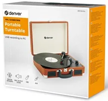 Platine vinyle valise vpl-120r marron — DENVER, vue 4