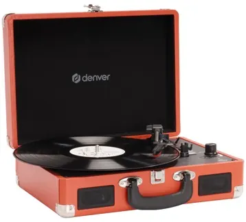 Platine vinyle valise vpl-120r rouge — DENVER, vue 4