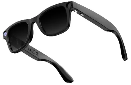 Lunettes caméra AI noir — NILOX, vue 1