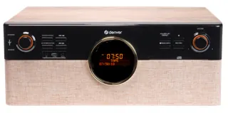 Music center radio DAB+ cd k7 bt aux vinyle mrd-166 noir — DENVER, vue 4