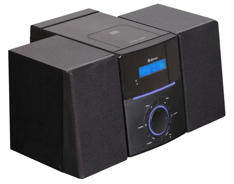 Micro chaine hifi cd radio aux mca-240 noire — DENVER, vue 1