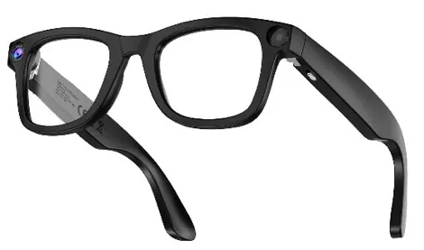 Lunettes caméra AI noir — NILOX, vue 2