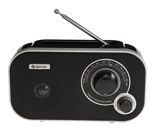 Radio FM analogique tr-51 noire — DENVER, vue 2