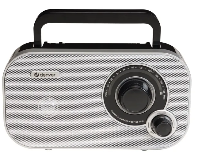 Radio FM analogique tr-51 grise — DENVER, vue 1