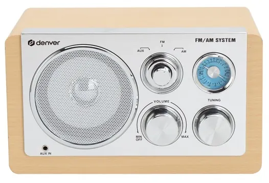 Radio FM analogique tr-51 blanche — DENVER, vue 5
