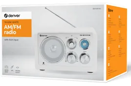 Radio FM analogique tr-51 blanche — DENVER, vue 2