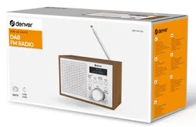 Radio compact DAB+/FM DAB-46 blanche — DENVER, vue 3