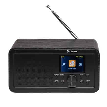 Radio DAB/FM/internet noire dir-200 — DENVER, vue 2
