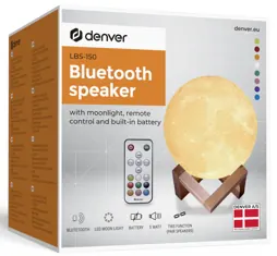 Enceinte bt lune 5w RGB USB msd aux btv-230 mk2 — DENVER, vue 5