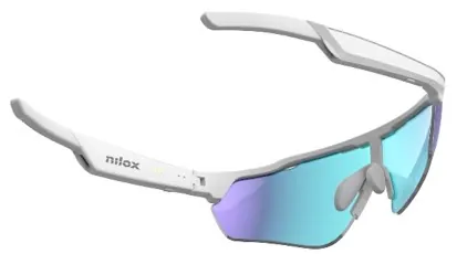 Lunettes bluetooth sport blanche — NILOX, vue 2