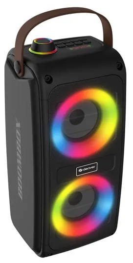Enceinte bt 10w RGB USB aux btg-213 noire — DENVER, vue 7