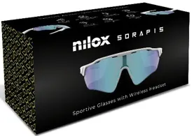 Lunettes bluetooth sport blanche — NILOX, vue 4