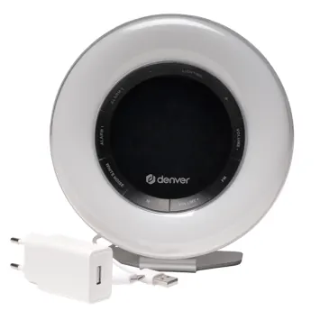 Radio reveil réveil lumière crl-342 blanc — DENVER, vue 4