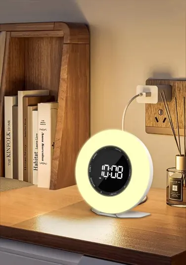 Radio reveil réveil lumière crl-342 blanc — DENVER, vue 3