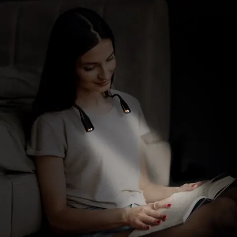 Lampe de lecture tour de cou USB — KSIX, vue 1