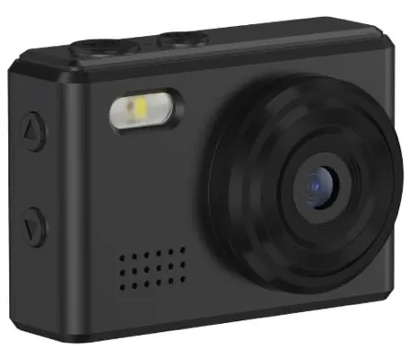Mini caméra action style rétro noire — NILOX, vue 1