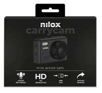 Mini caméra action style rétro noire — NILOX, vue 2
