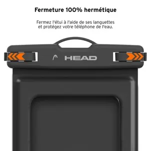 Pochette smartphone flottante étanche 6,8 pouces noire — HEAD, vue 4