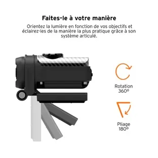 Lampe multifonctions noire — HEAD, vue 5