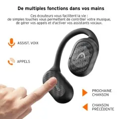 Ecouteur TWS sports open ear noir — HEAD, vue 6
