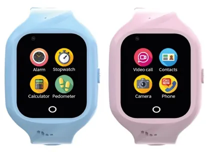 Montre connectée 4g kids bleu et rose — CELLY, vue 3