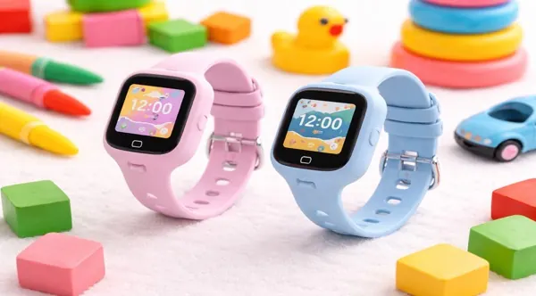 Montre connectée 4g kids bleu et rose — CELLY, vue 2