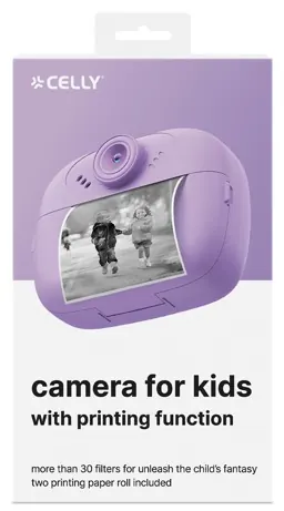 Camera  avec impression photo pour enfants violet — CELLY, vue 3