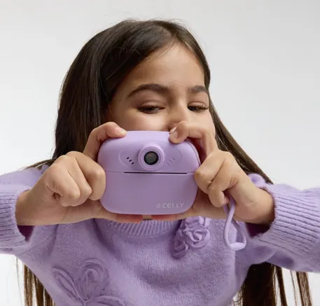 Camera  avec impression photo pour enfants violet — CELLY, vue 4