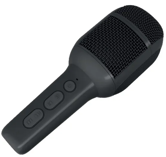 Micro karaoke avec voice effect noir — CELLY, vue 1